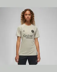 Nike Paris Saint-Germain Strike Third Jordan Dri-FIT Kurzarm-Fußballoberteil aus Strickmaterial für Damen - Braun Braun