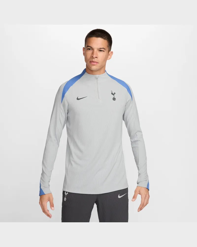 Nike Tottenham Hotspur Strike Elite  Dri-FIT-ADV-Fußball-Drill-Oberteil aus Strickmaterial für Herren - Grau Grau