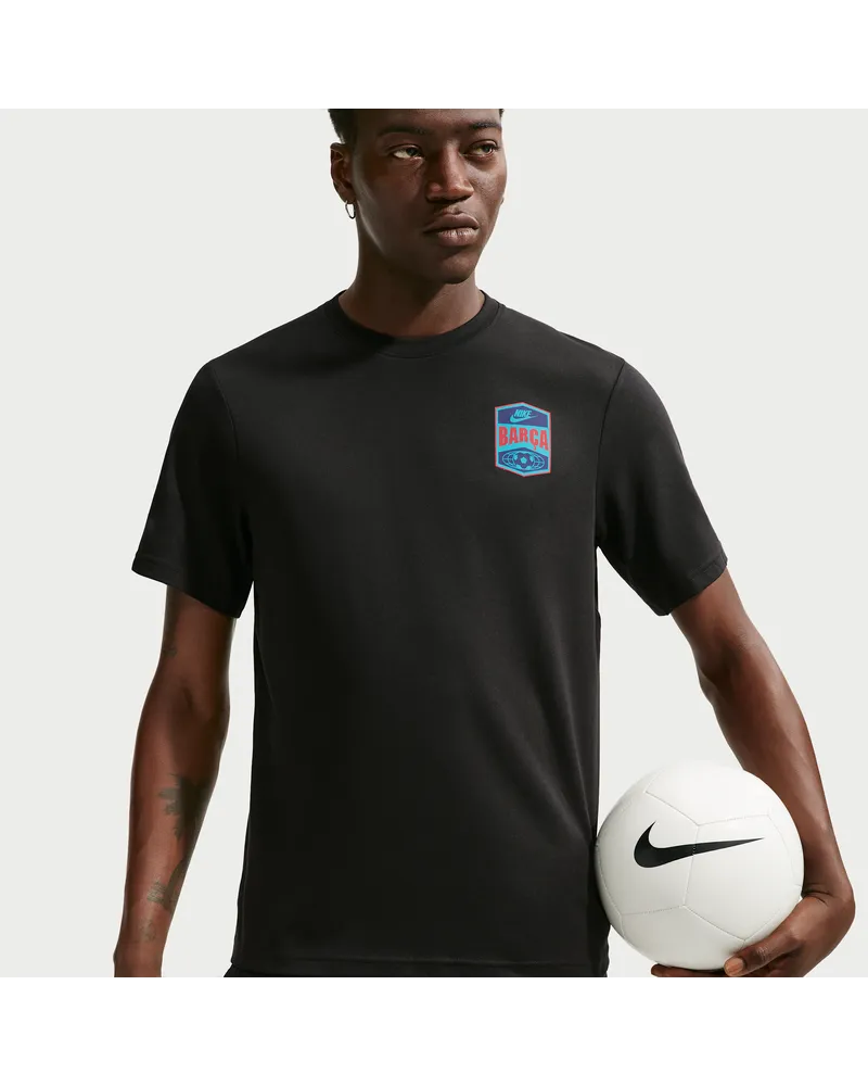 Nike FC Barcelona Primary Third  Fußballtrikot mit Dri-FIT-Technologie (Herren) - Schwarz Schwarz