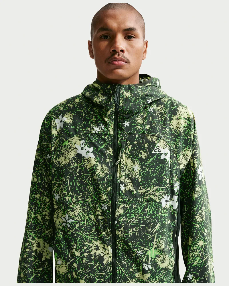 Nike ACG "Five Towers" UV-Schutzjacke für Herren - Grün Grün