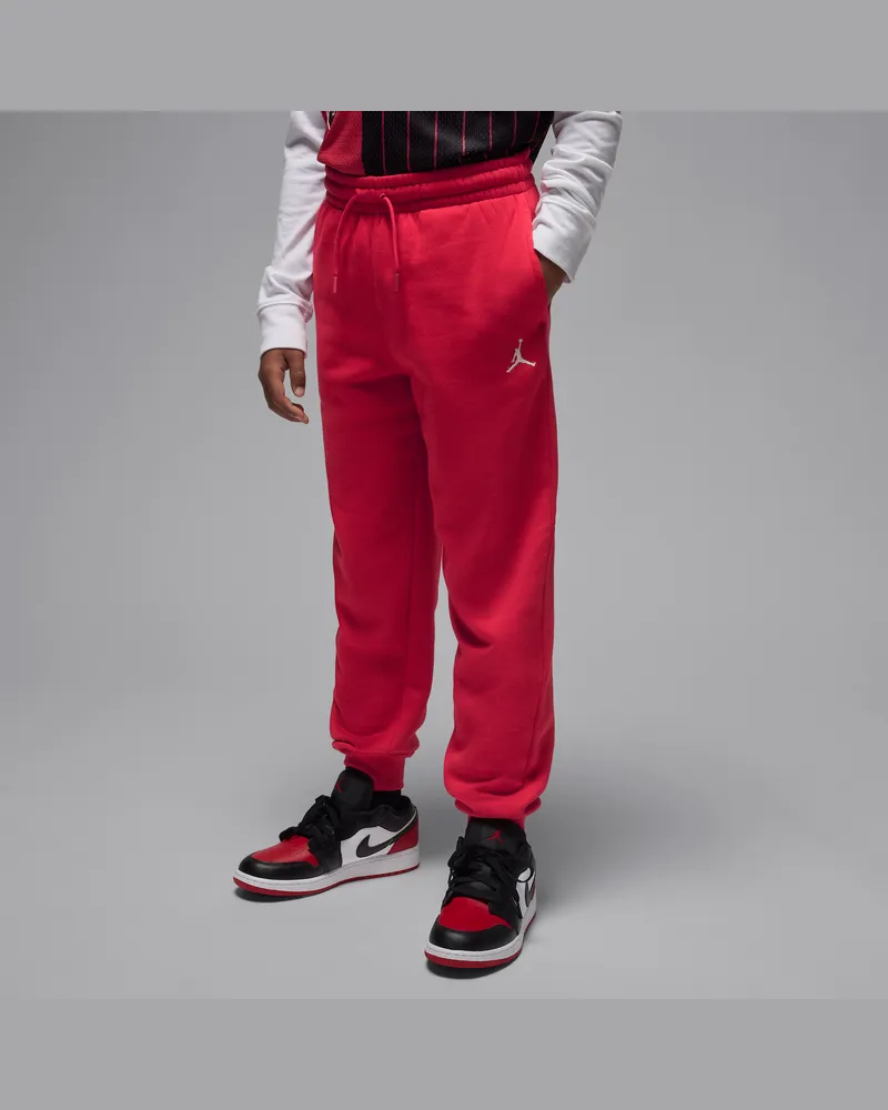 Jordan Brooklyn Fleece-Hose (ältere Kinder) - Rot Rot