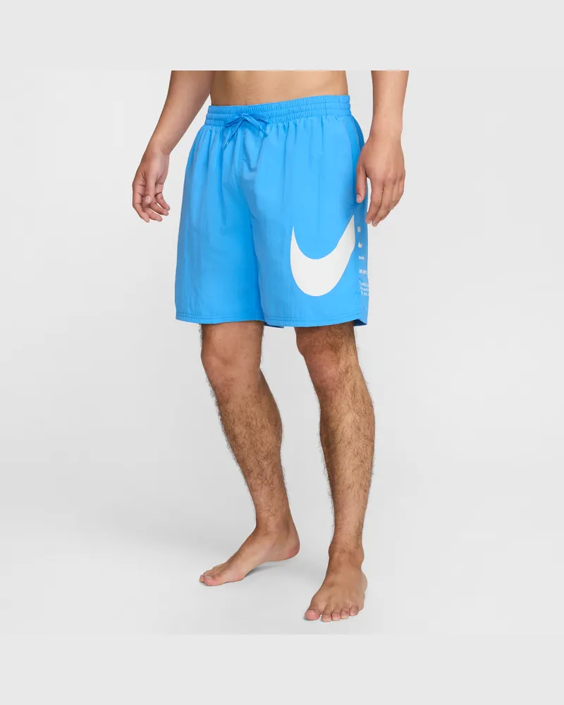 Nike Swim Breaker vollständig gefütterte Volley-Shorts (ca. 18 cm) (Herren) - Blau Blau