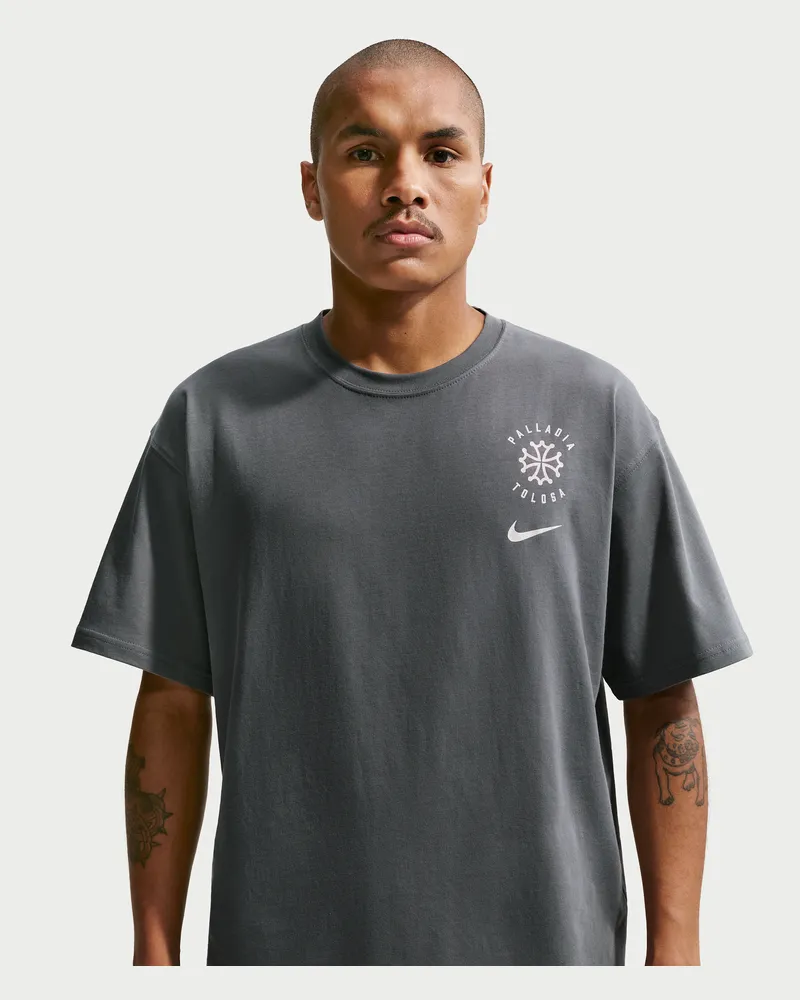 Nike Stade Toulousain X Toulouse FC  Capitolium T-Shirt mit weiter Passform (Unisex) - Grau Grau