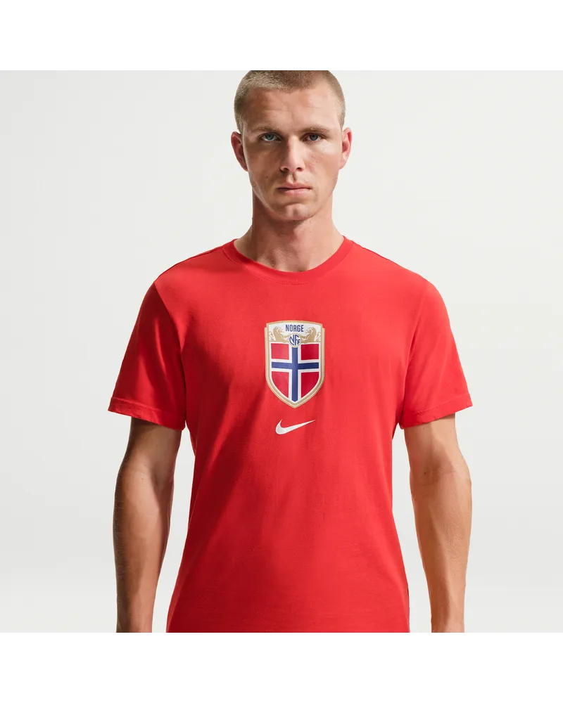 Nike Fußball-T-Shirt Norwegen (Herren) - Rot Rot