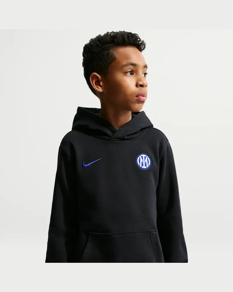 Nike Inter Mailand Club  Football-Hoodie für ältere Kinder (Jungen) - Schwarz Schwarz