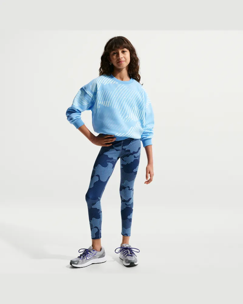 Nike One Dri-FIT-Leggings für ältere Kinder (Mädchen) - Blau Blau