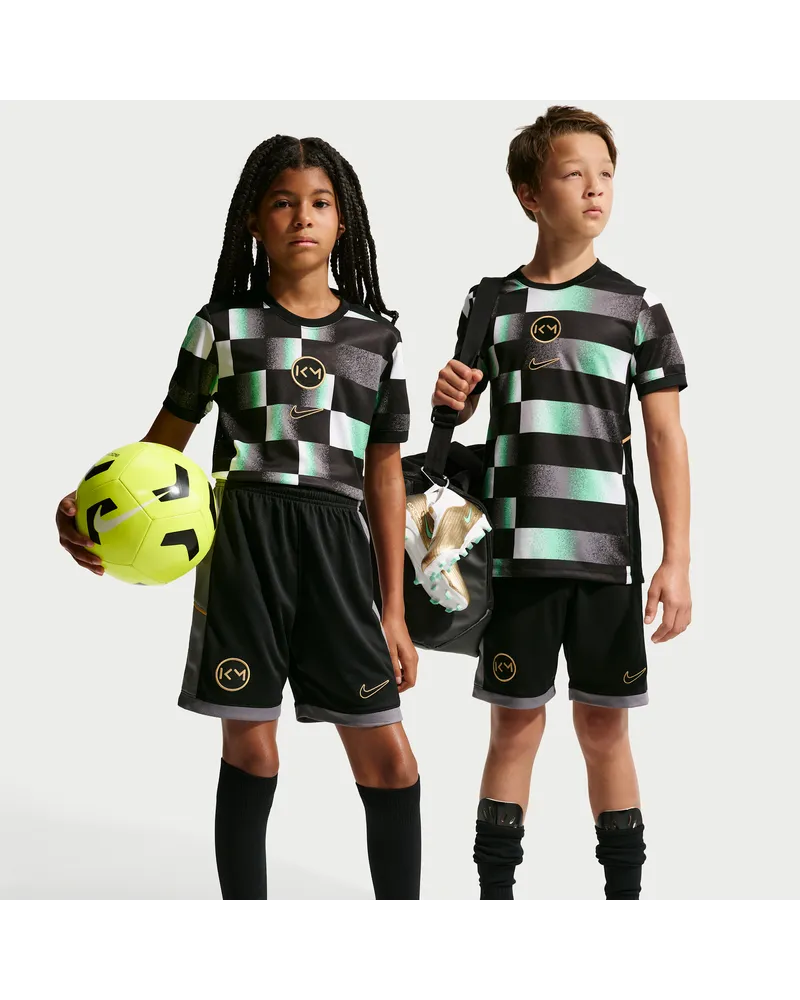 Nike Kylian Mbappé Academy  Dri-FIT-Fußballshorts (ältere Kinder) - Schwarz Schwarz