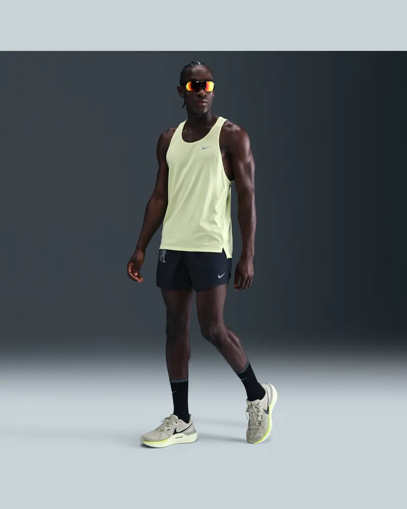 Nike Stride Dri-FIT-Laufshorts mit Futter für Herren (ca. 12,5 cm) - Schwarz Schwarz