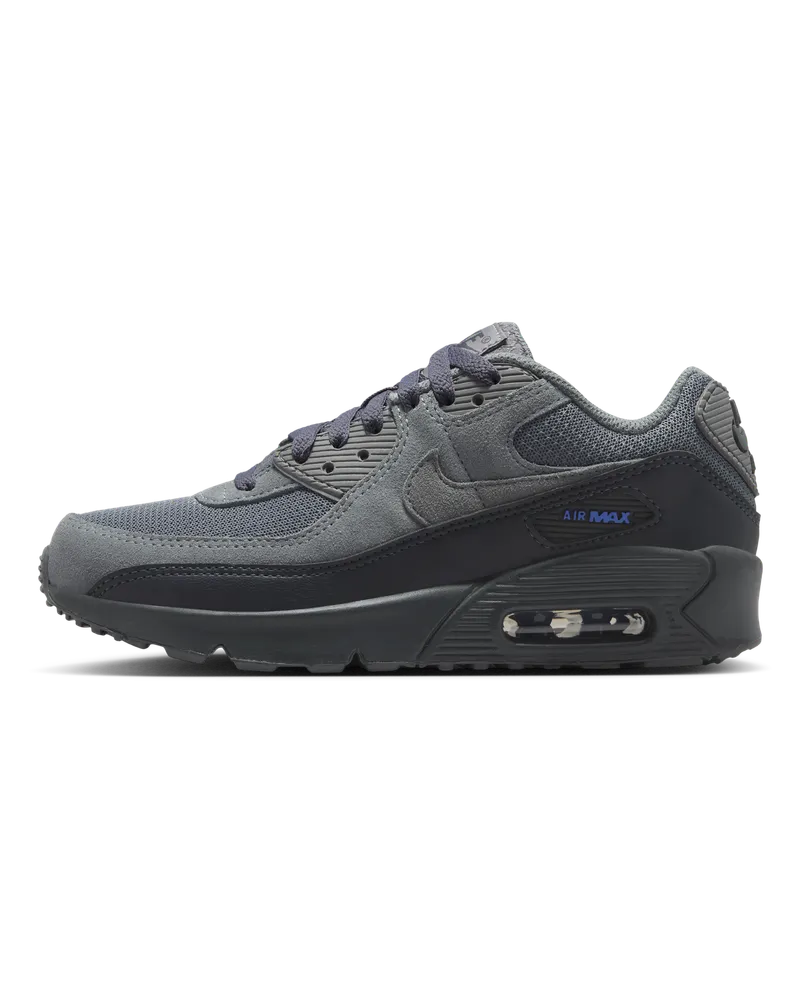 Nike Air Max 90 Tech Schuh (ältere Kinder) - Grau Grau