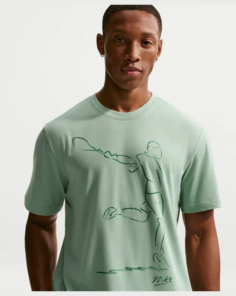 Nike Court Dri-FIT Tennis T-Shirt (Herren) - Grün Grün
