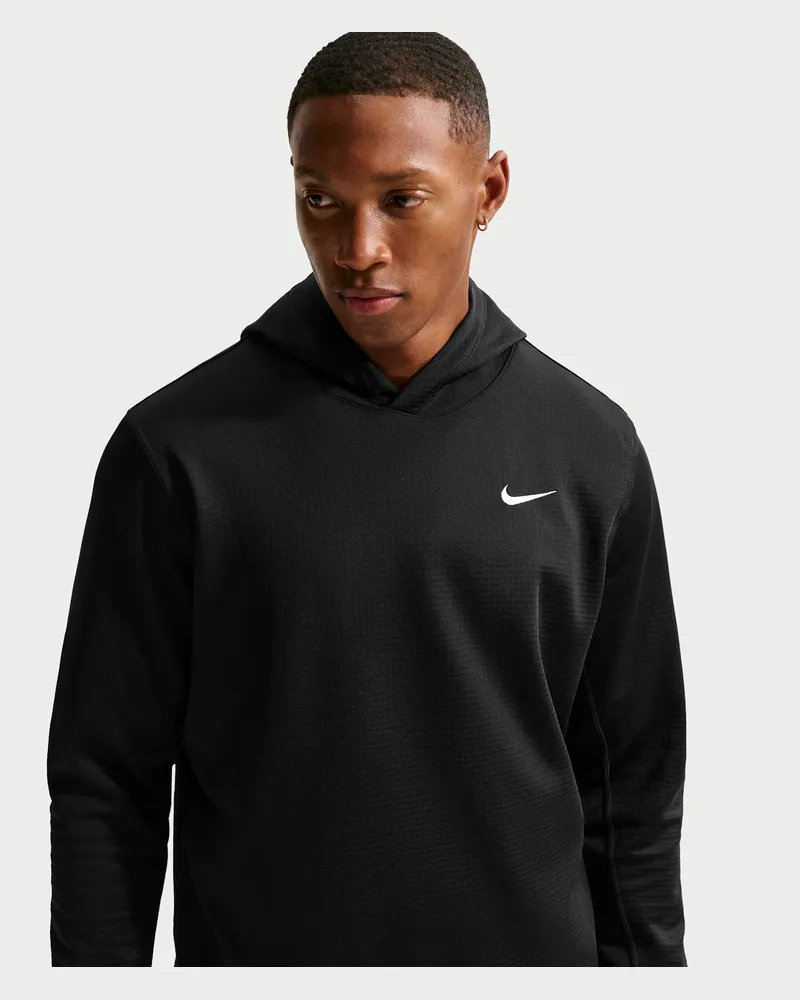 Nike Velocity Therma-FIT Golf-Hoodie (Herren) - Schwarz Schwarz
