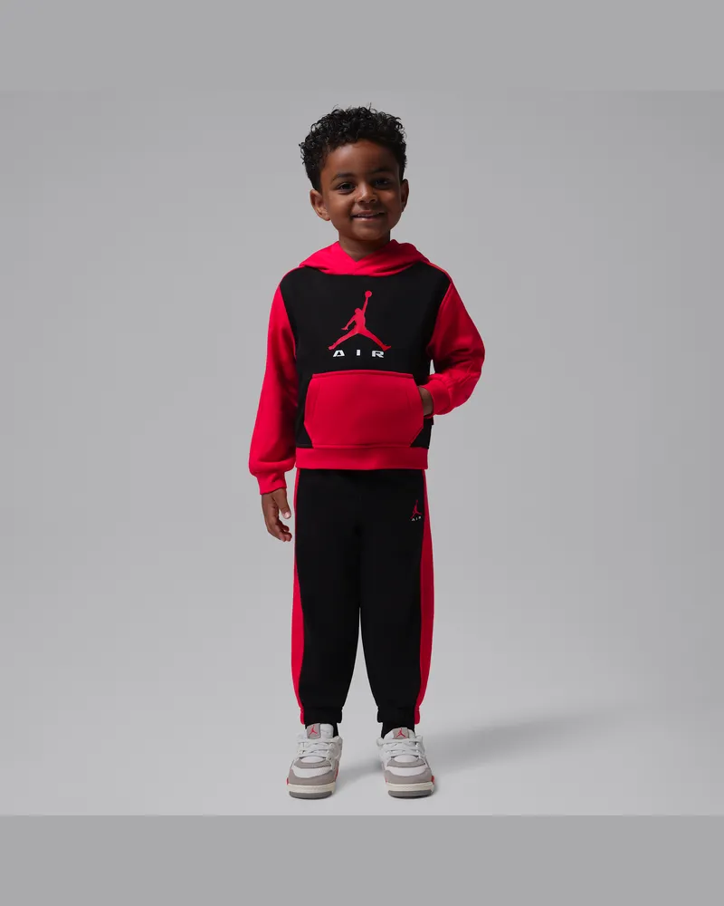 Jordan Air 2-teiliges Hoodie-Set (Kleinkinder) - Rot Rot