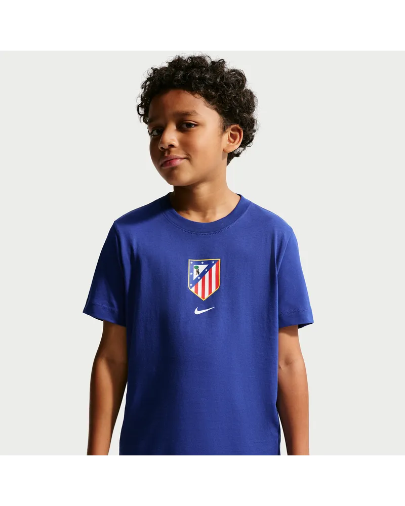 Nike Atlético Madrid  Fußball-T-Shirt (ältere Kinder) - Blau Blau