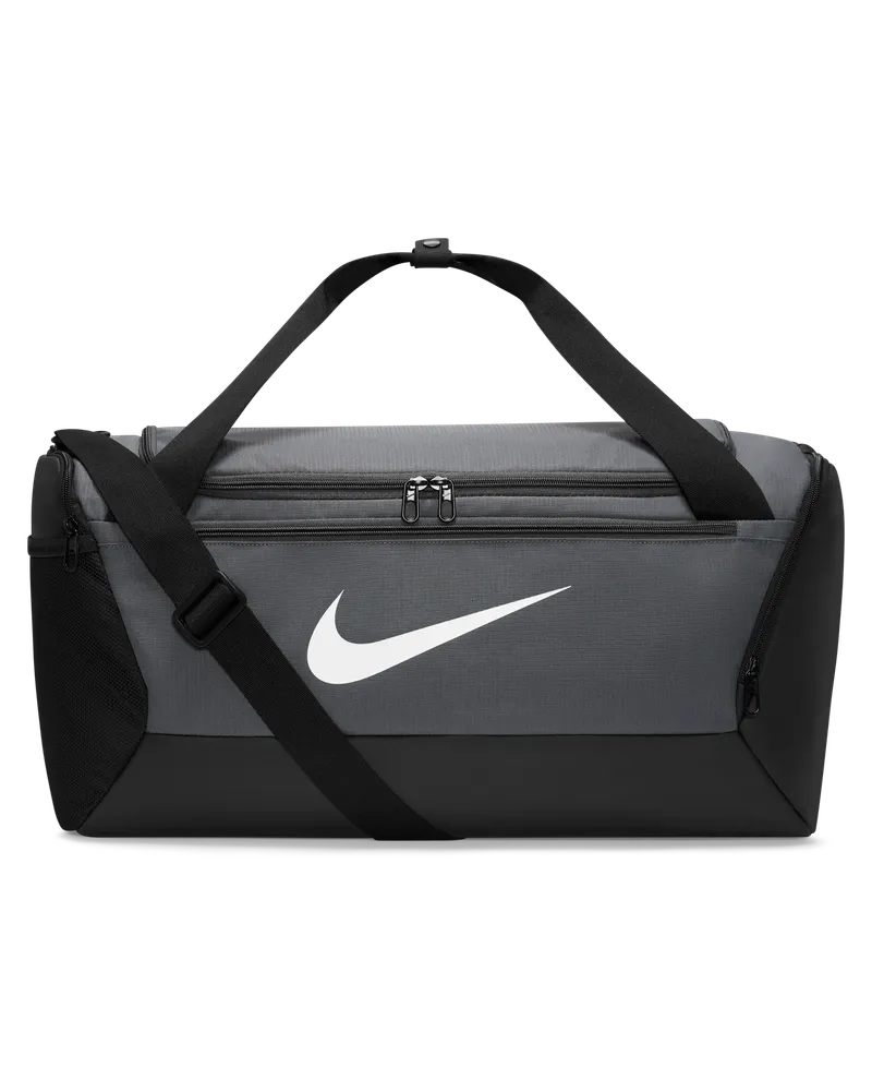 Nike Brasilia Sporttasche fürs Training (klein, 41 l) - Grau Grau