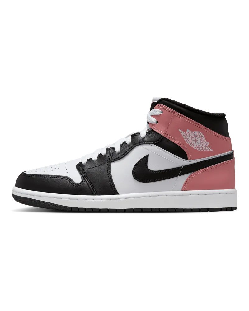 Jordan Air  1 Mid Herrenschuh - Weiß Weiß
