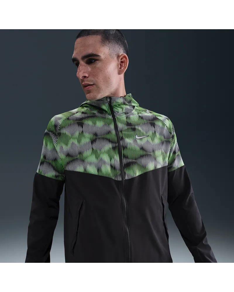 Nike Miler Laufjacke (Herren) - Schwarz Schwarz