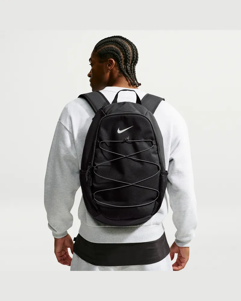 Nike Heritage Sweep Rucksack (25 l) - Schwarz Schwarz