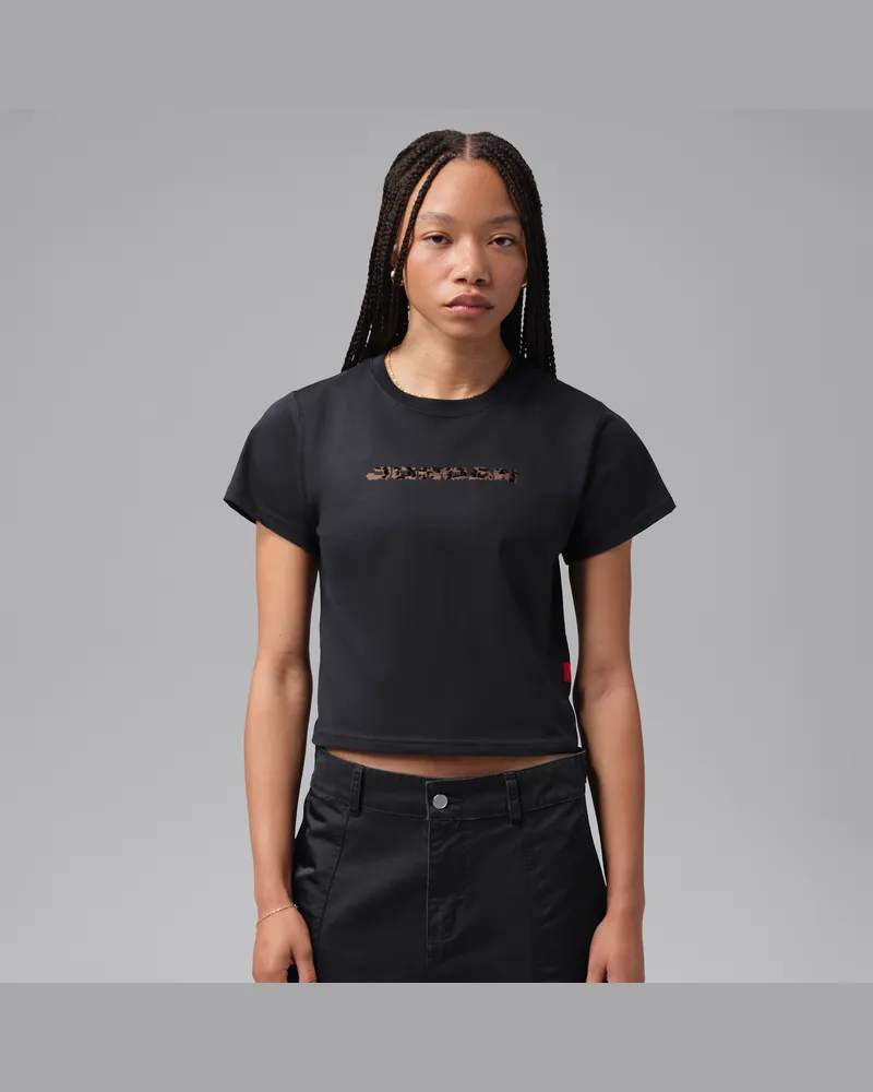 Jordan T-Shirt mit Grafik (Damen) - Schwarz Schwarz
