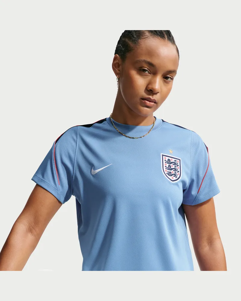 Nike England Strike  Football Dri-FIT Kurzarmshirt (Damen) - Blau Blau