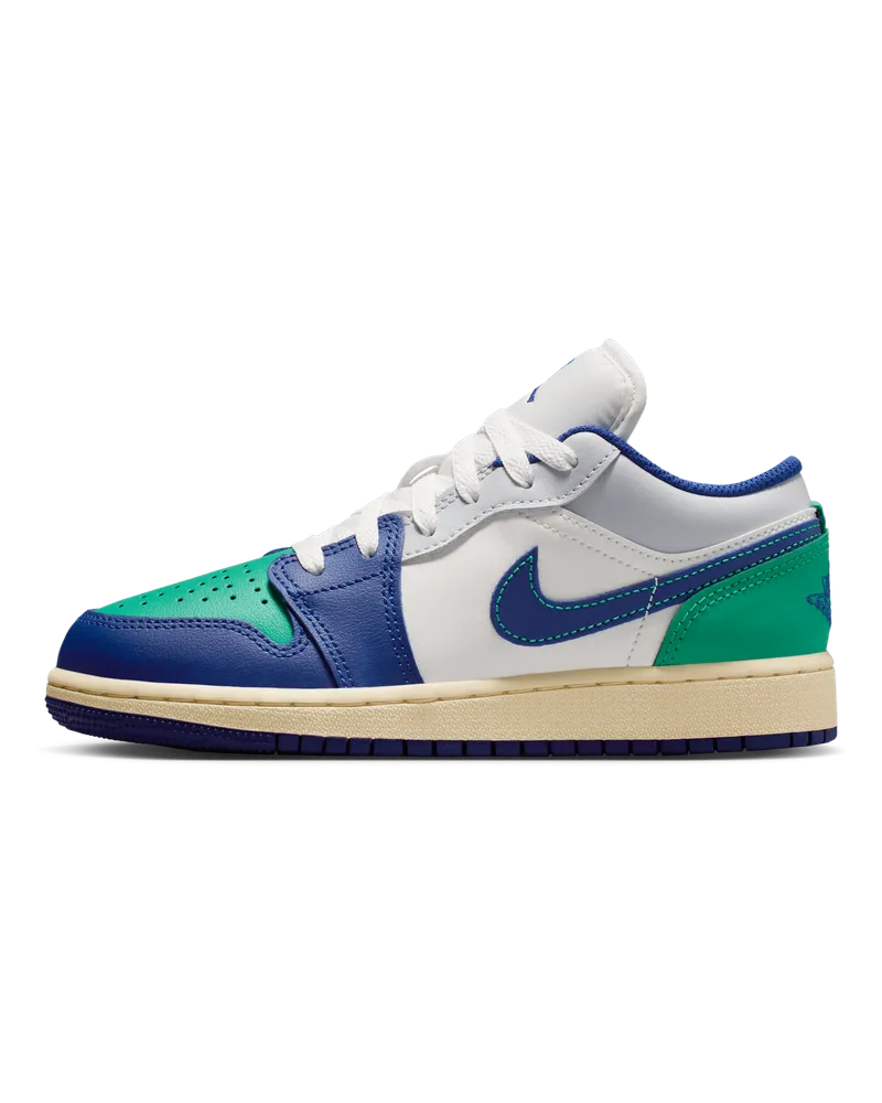 Jordan Air  1 Low Schuh für ältere Kinder - Weiß Weiß