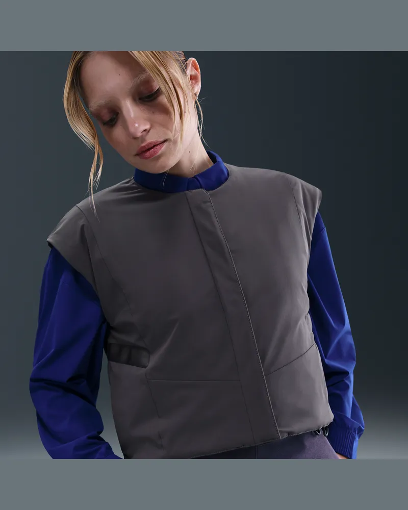 Nike 24.7 PerfectStretch Therma-FIT-Weste mit synthetischer Füllung (Damen) - Grau Grau