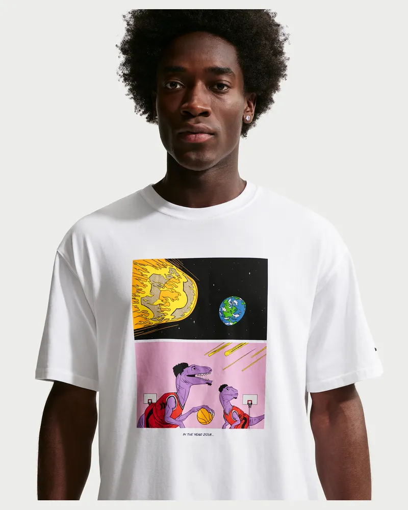 Nike LeBron "LeBronto"  Basketball-T-Shirt (Herren) - Weiß Weiß