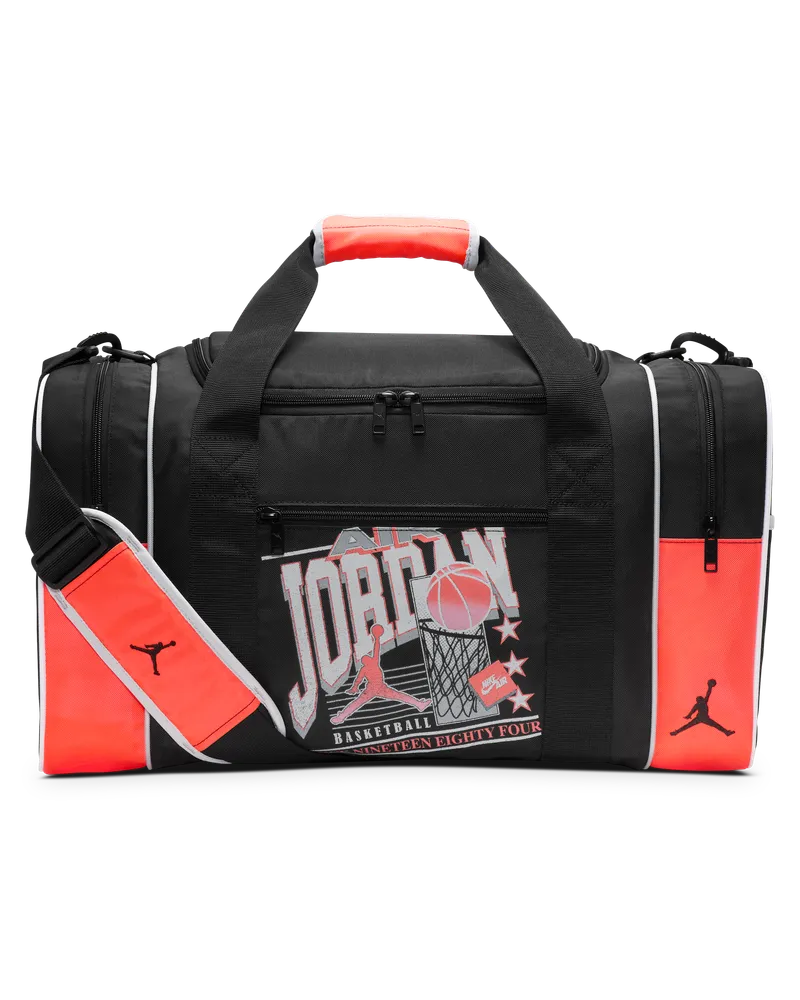 Jordan 84 Vintage Duffel (51 l) - Schwarz Schwarz