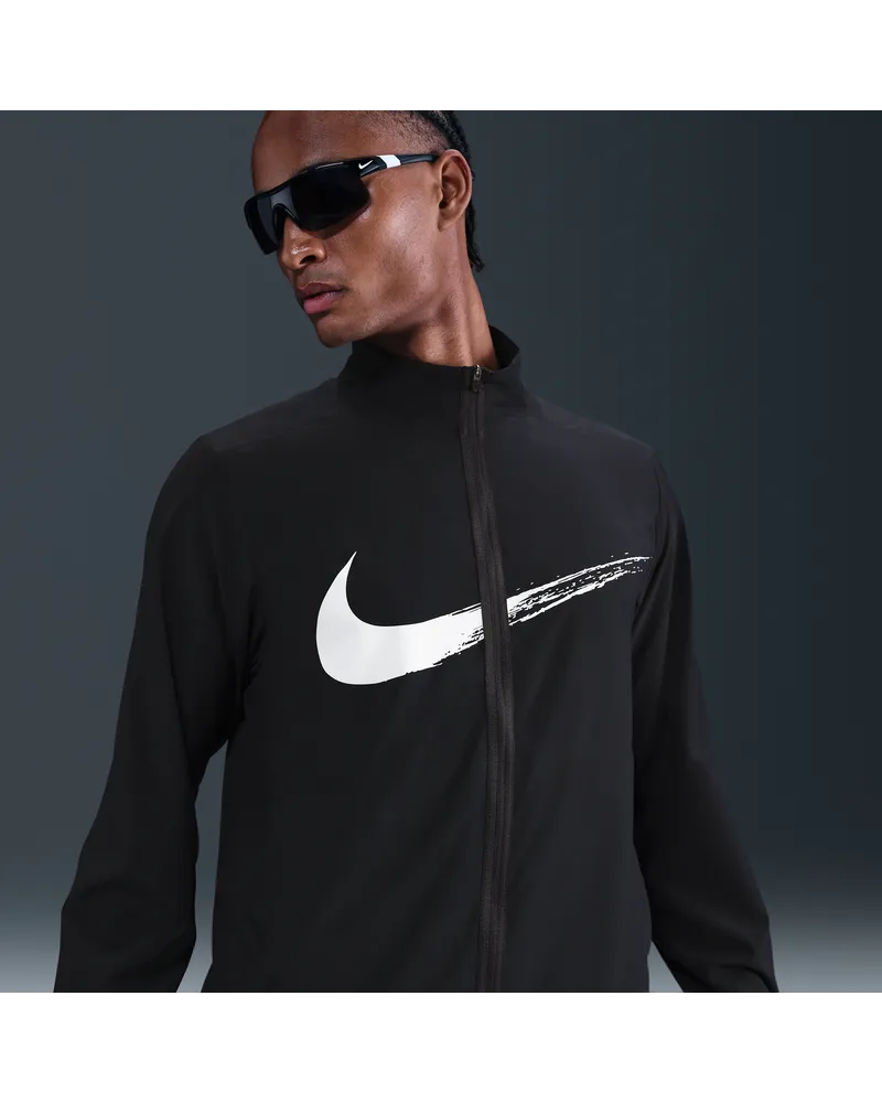 Nike Form vielseitige Dri-FIT Jacke (Herren) - Schwarz Schwarz