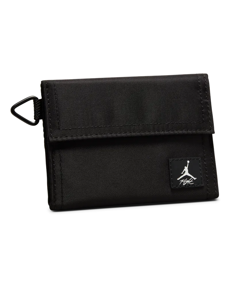 Jordan Flight Geldbörse mit Tri-Fold-Design (Herren) - Schwarz Schwarz