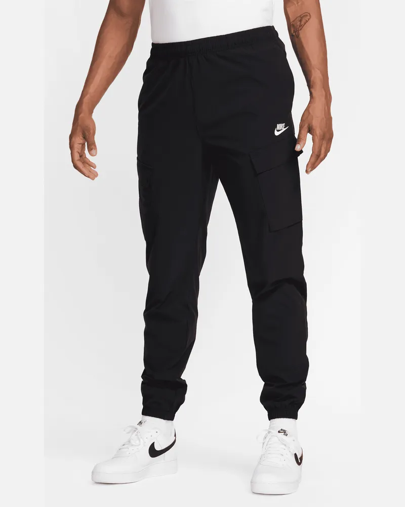 Nike Club Woven Cargohose (Herren) - Schwarz Schwarz