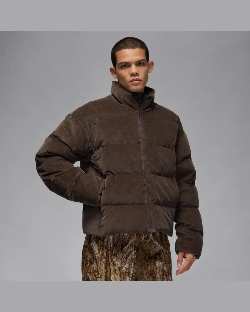 Jordan Flight Daunen-Pufferjacke (Herren) - Braun Braun