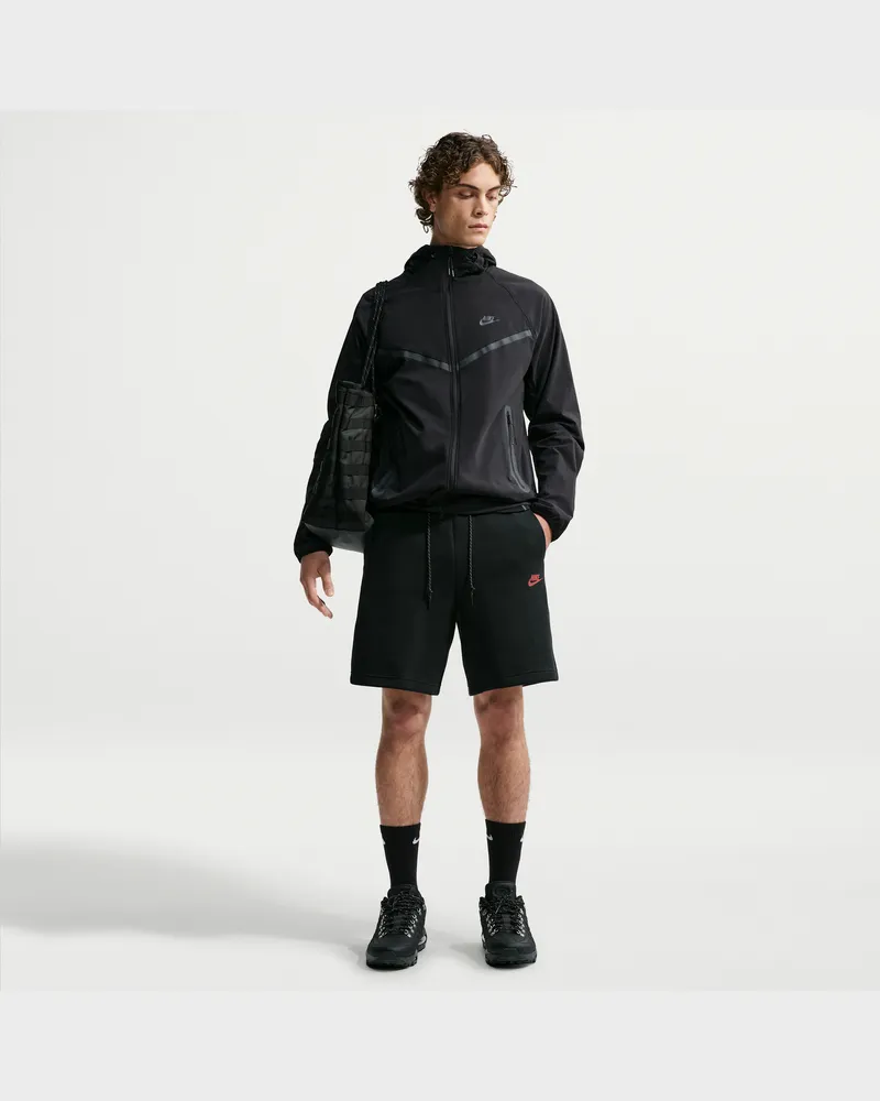 Nike Tech Fleece-Shorts (Herren) - Schwarz Schwarz