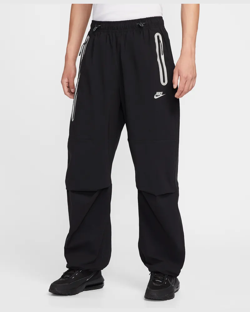 Nike Tech Oversize-Webhose (Herren) - Schwarz Schwarz
