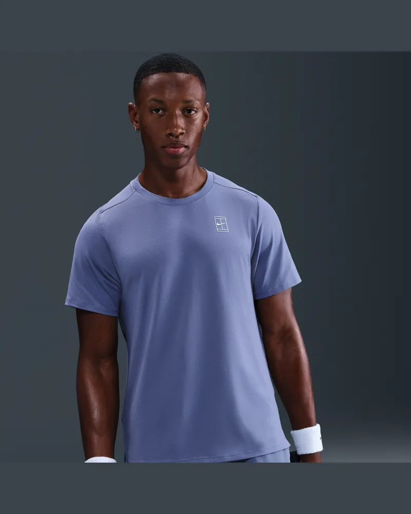 Nike Court Advantage Dri-FIT Tennisoberteil (Herren) - Blau Blau