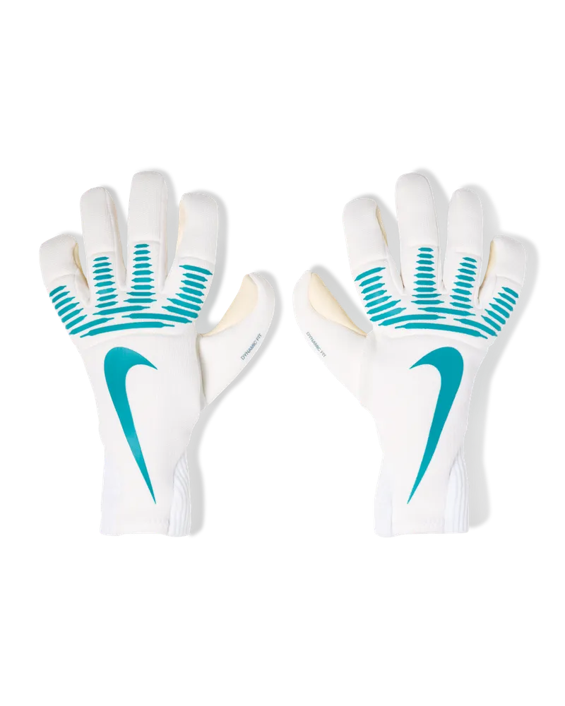 Nike Dynamic Fit Fußball Torwarthandschuhe - Weiß Weiß
