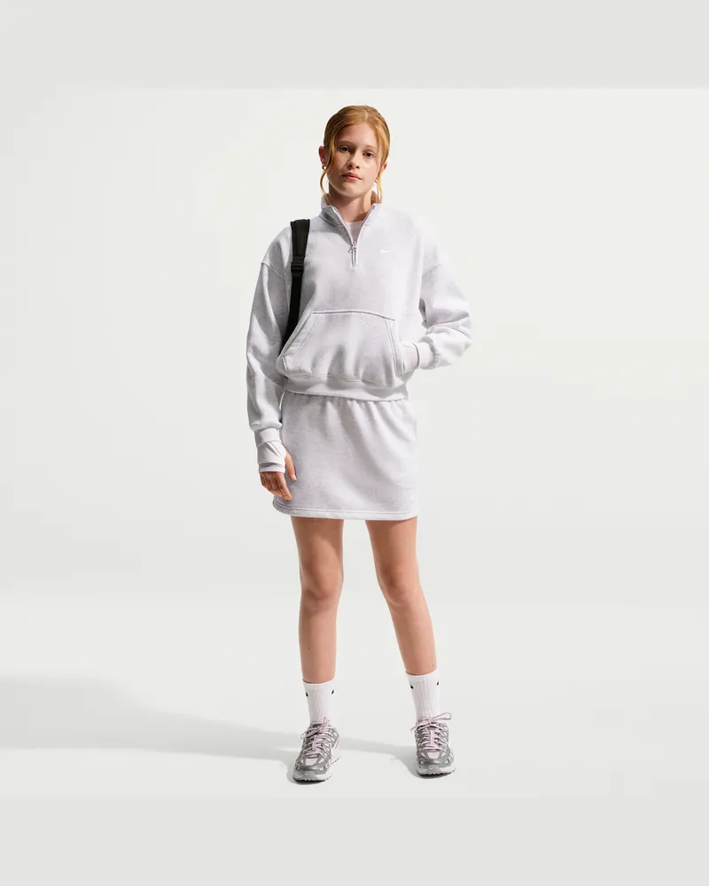 Nike Studio Fleece Rock aus French Terry (ältere Kinder, Mädchen) - Braun Braun