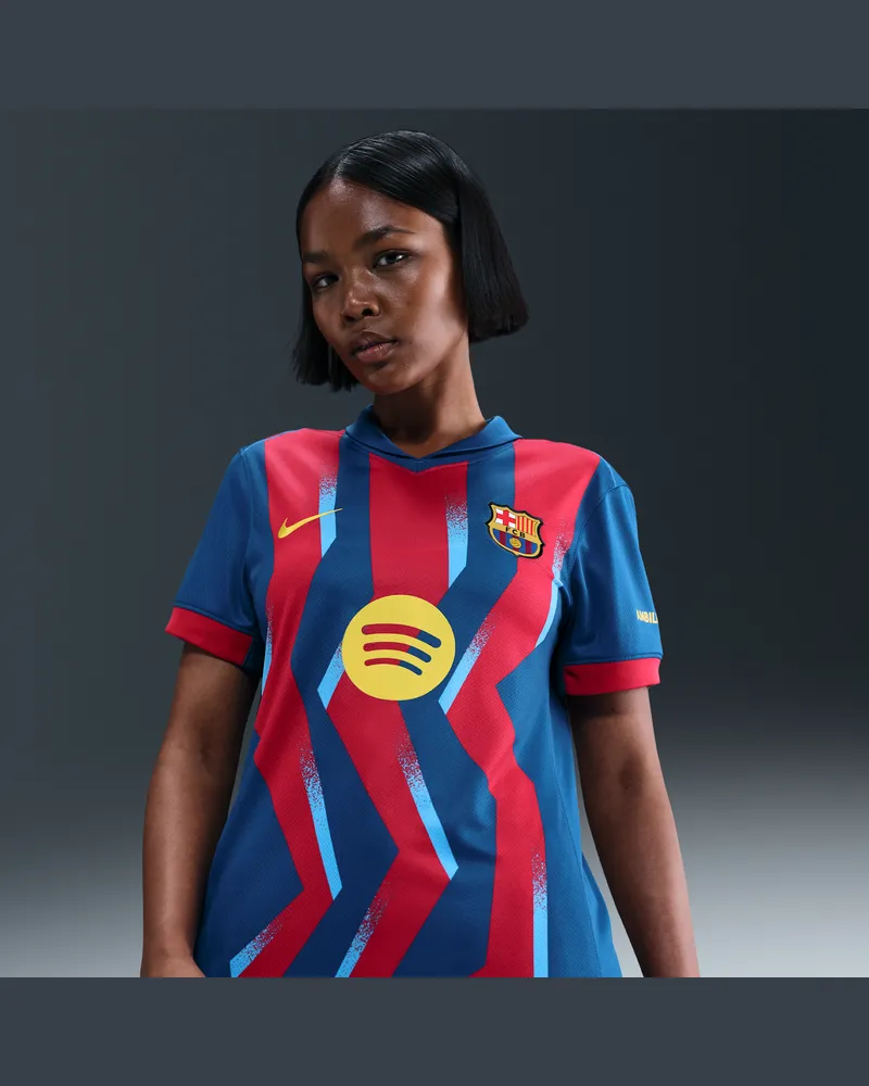 Nike FC Barcelona 2025/26 Stadium Fourth  Dri-FIT Replika-Fußballtrikot (Damen) - Blau Blau
