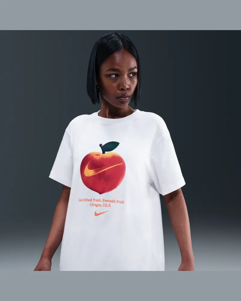Nike Damen-T-Shirt - Weiß Weiß