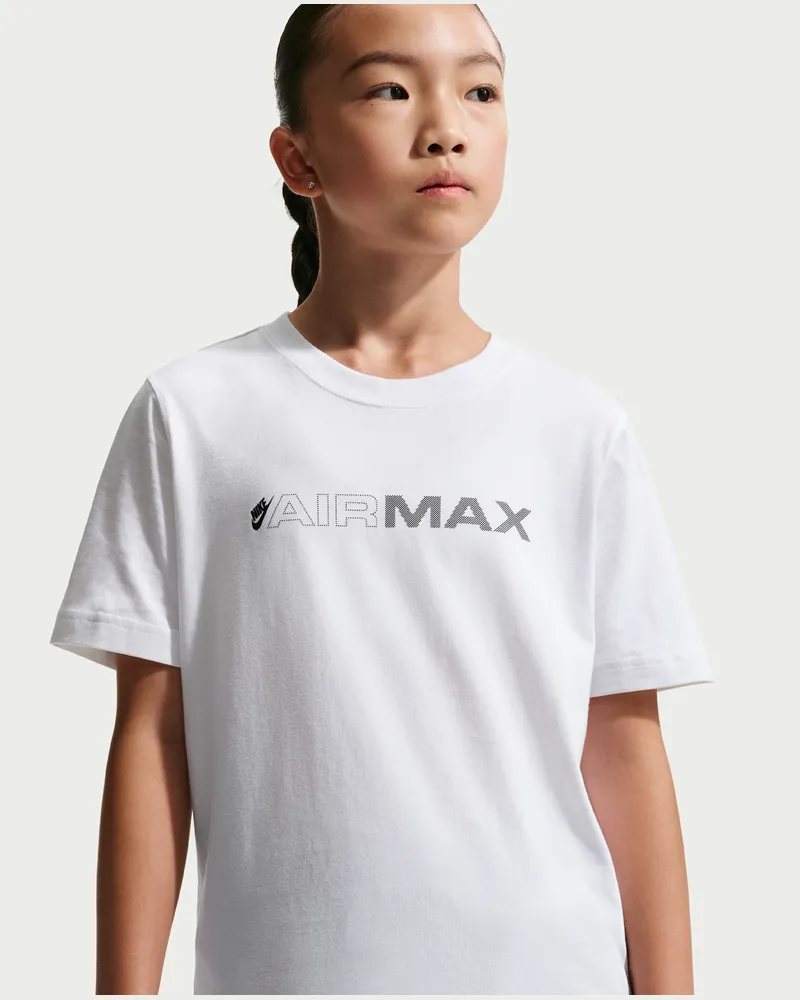 Nike Air Max T-Shirt für ältere Kinder - Weiß Weiß