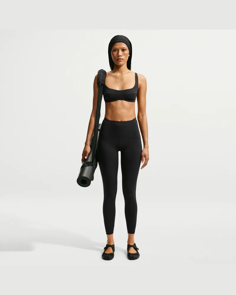 Nike SKIMS Studio Stretch Leggings (Damen, ca. 66 cm) - Schwarz Schwarz