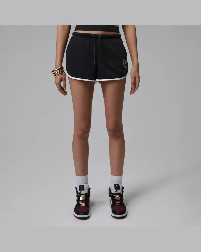 Jordan Brooklyn Fleece Damenshorts - Schwarz Schwarz