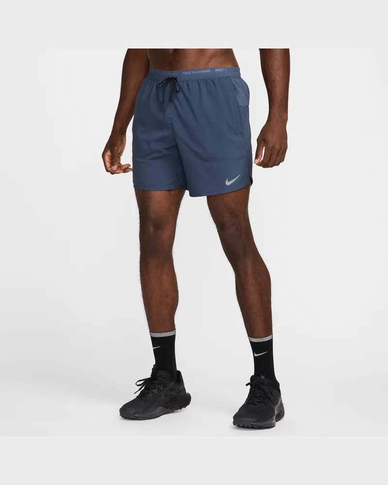 Nike Stride Dri-FIT-Laufshorts mit Futter für Herren (ca. 18 cm) - Blau Blau