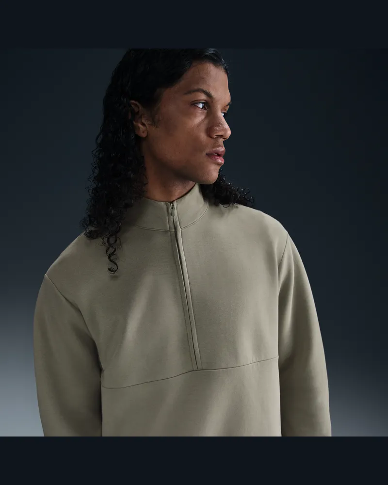 Nike 24.7 ImpossiblySoft Oberteil mit Dri-FIT-Technologie und Halbreißverschluss (Herren) - Grün Grün