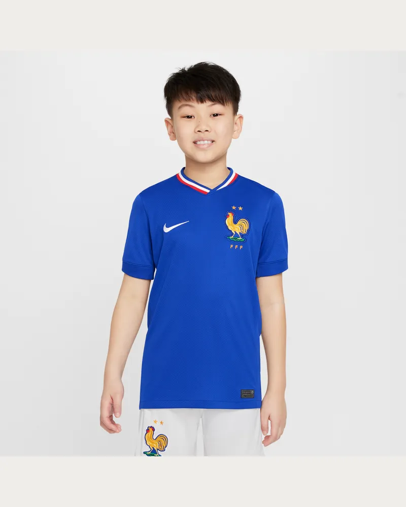 Nike FFM (Men's Team) 2024/25 Stadium Home  Replica Fußballtrikot mit Dri-FIT-Technologie für ältere Kinder - Blau Blau