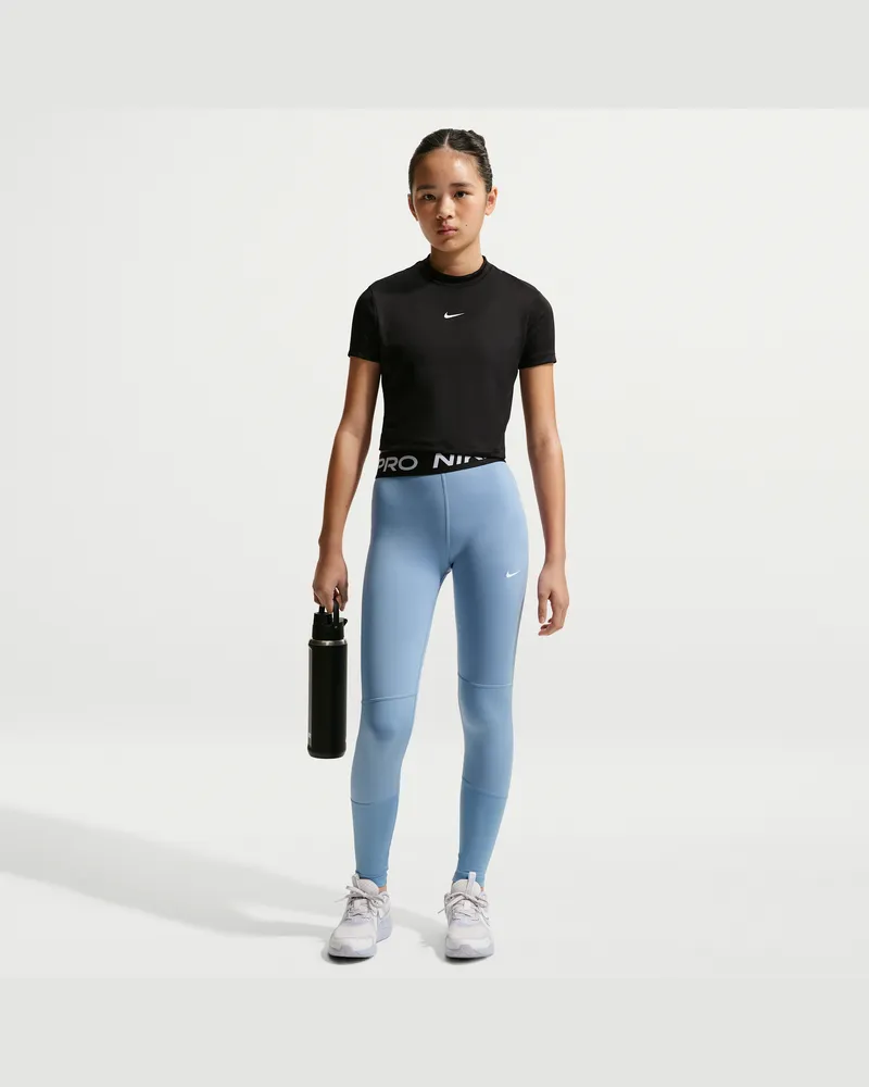 Nike Pro Dri-FIT Leggings für ältere Kinder (Mädchen) - Blau Blau