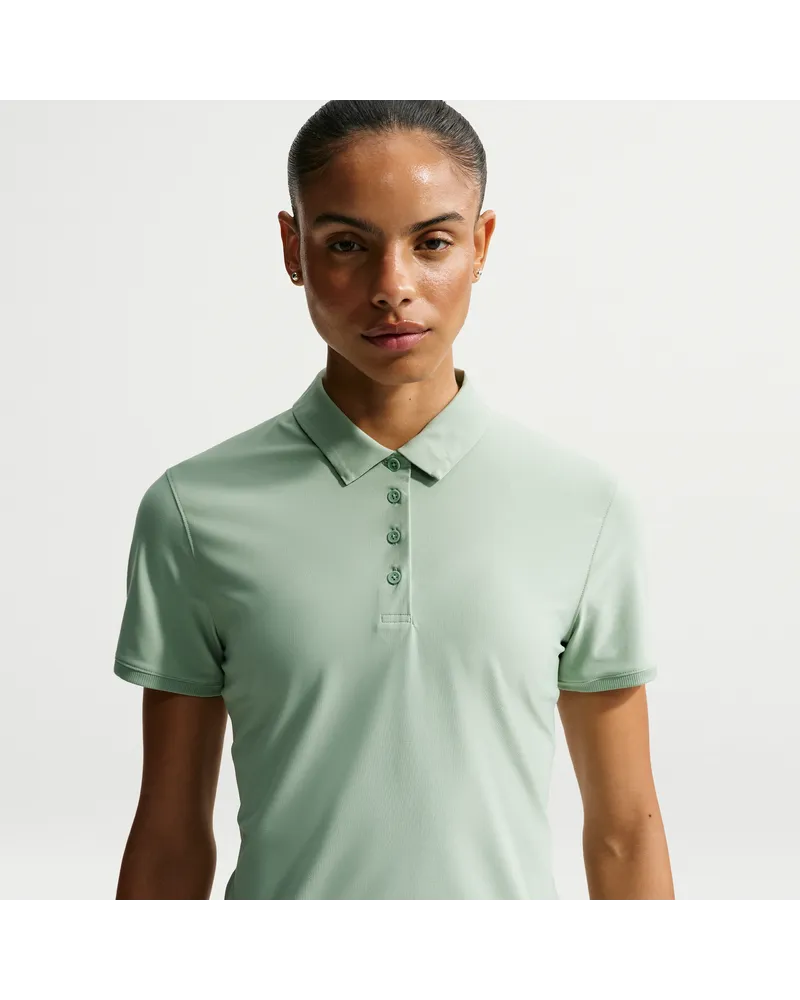 Nike Victory Dri-FIT-Kurzarm-Golf-Poloshirt für Damen - Grün Grün