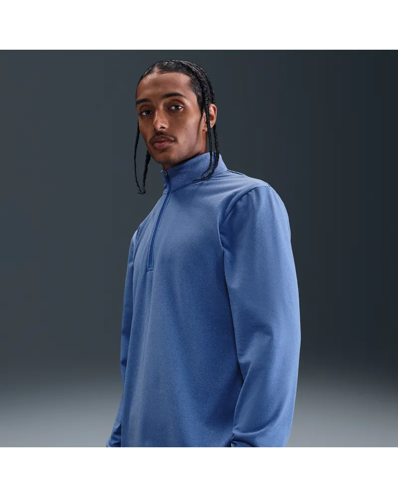 Nike Tour Golfoberteil mit Halbreißverschluss (Herren) - Blau Blau