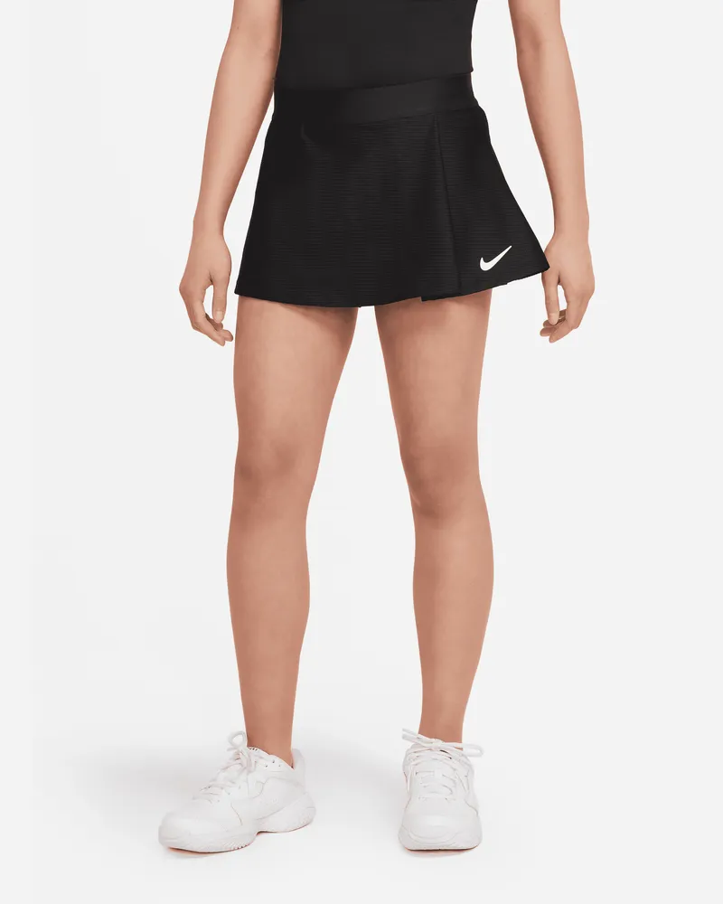 Nike Court Dri-FIT Victory Tennisrock für ältere Kinder (Mädchen) - Schwarz Schwarz
