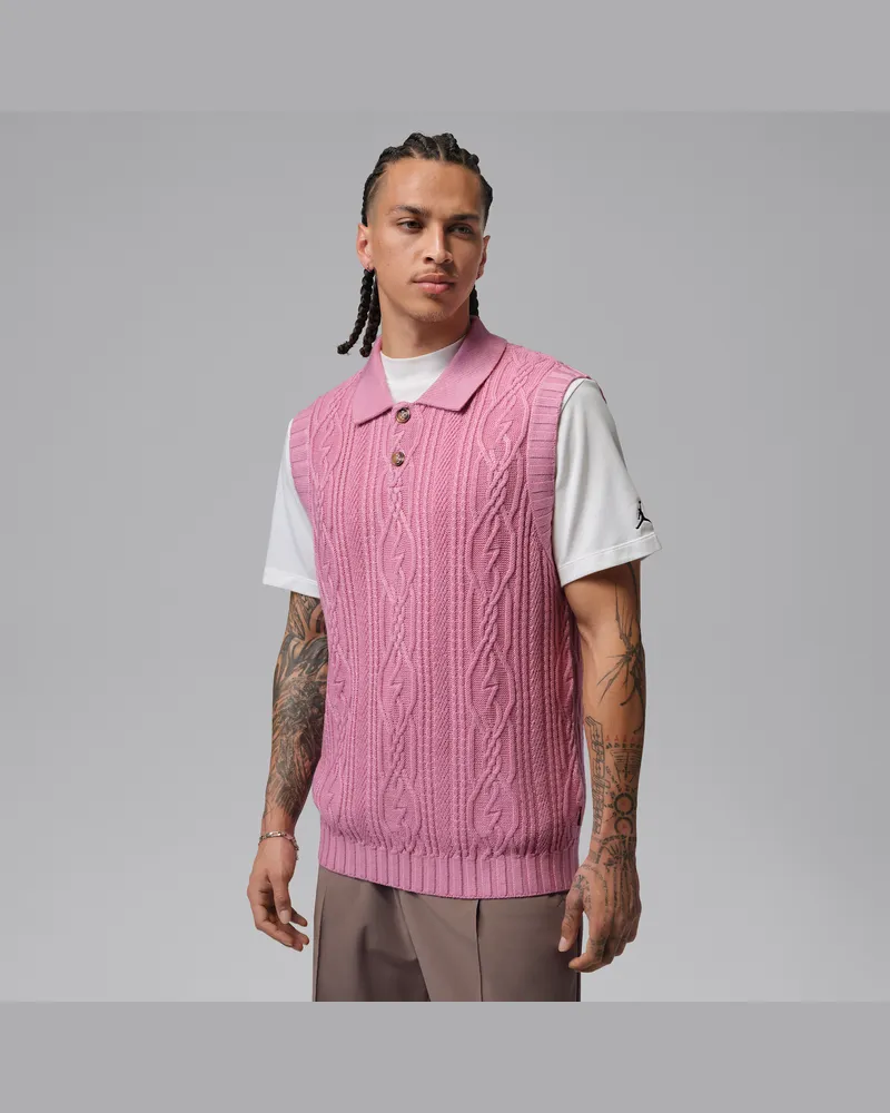 Jordan Sport Golf-Sweatshirtweste für Herren - Pink Pink