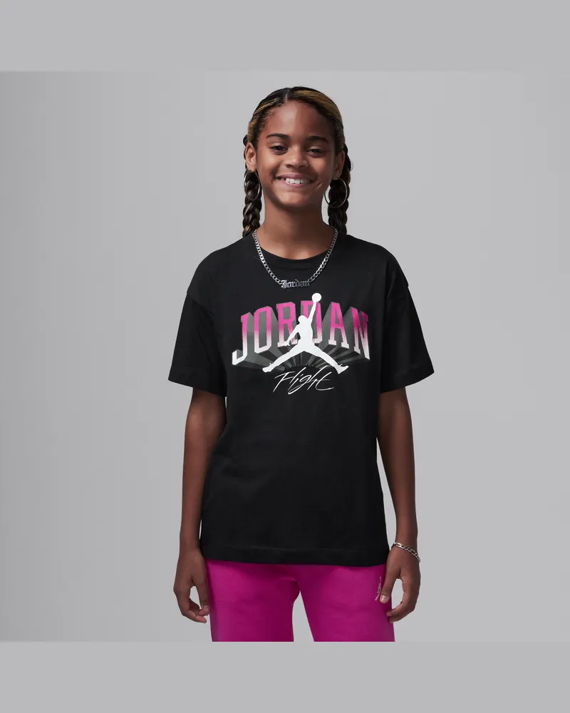 Jordan Push Through T-Shirt mit Grafik (ältere Kinder) - Schwarz Schwarz